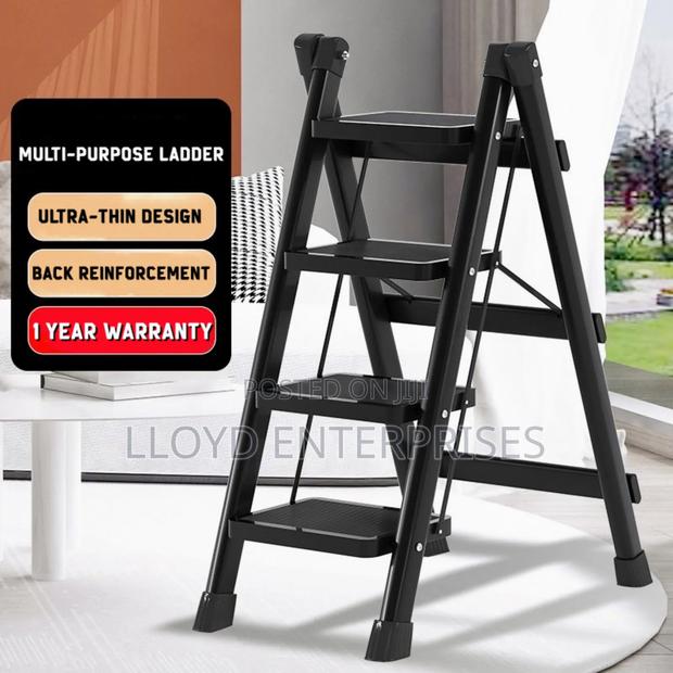 4 Step Household Folding Ladder - main view