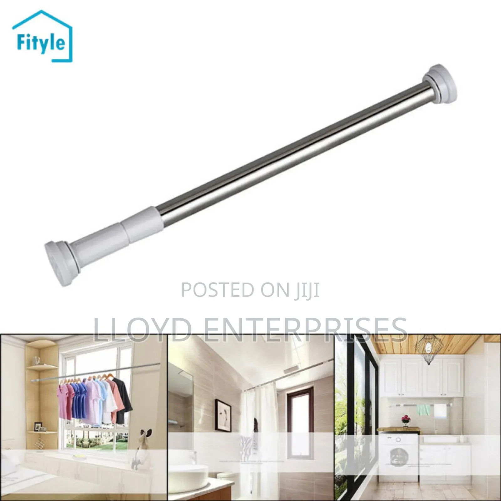 70 to 120cm Extendable Telescopic Rod