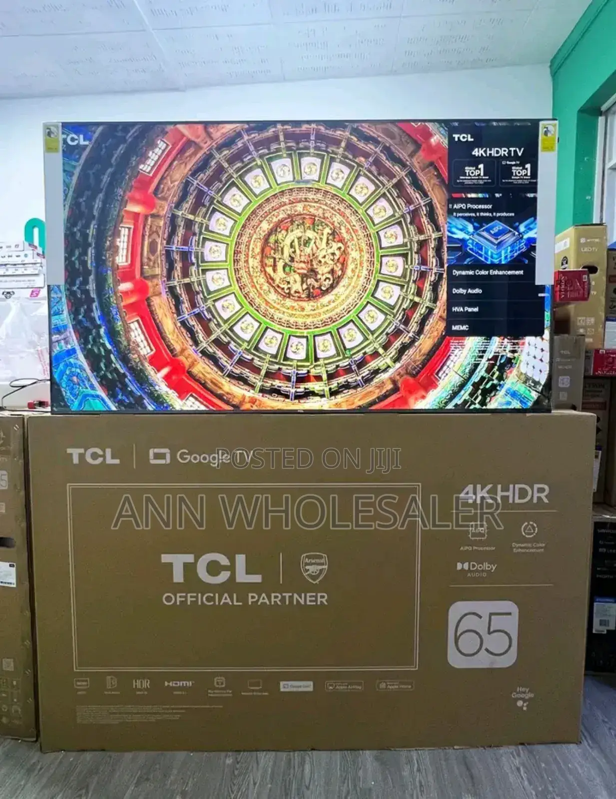 Tcl 65v6c 65 Inch 4k Uhd Smart Tv Hdr10 Google Tv
