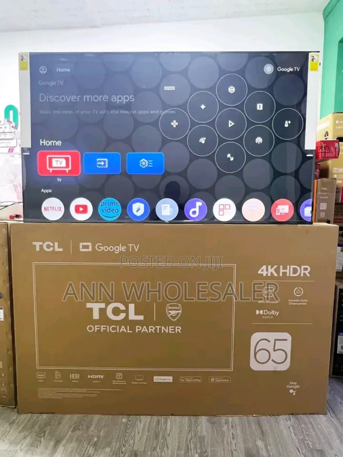 Tcl 65v6c 65 Inch 4k Uhd Smart Tv Hdr10 Google Tv