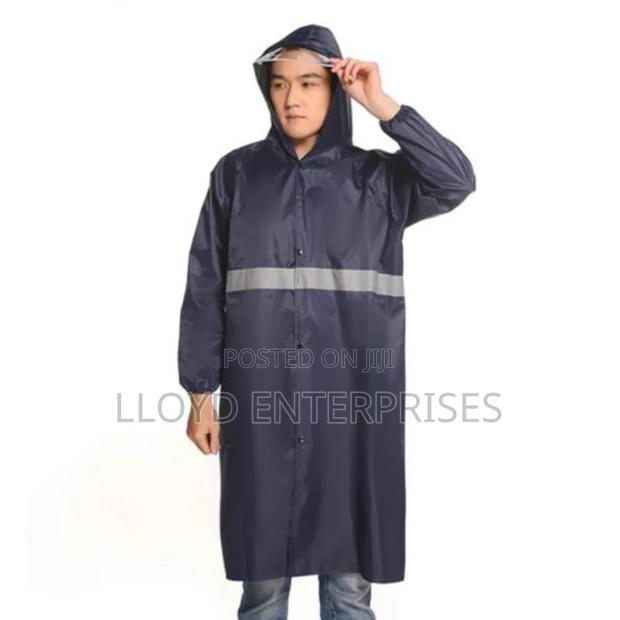 Heavy Adult Rain Coat With Cap - thumbnail 3