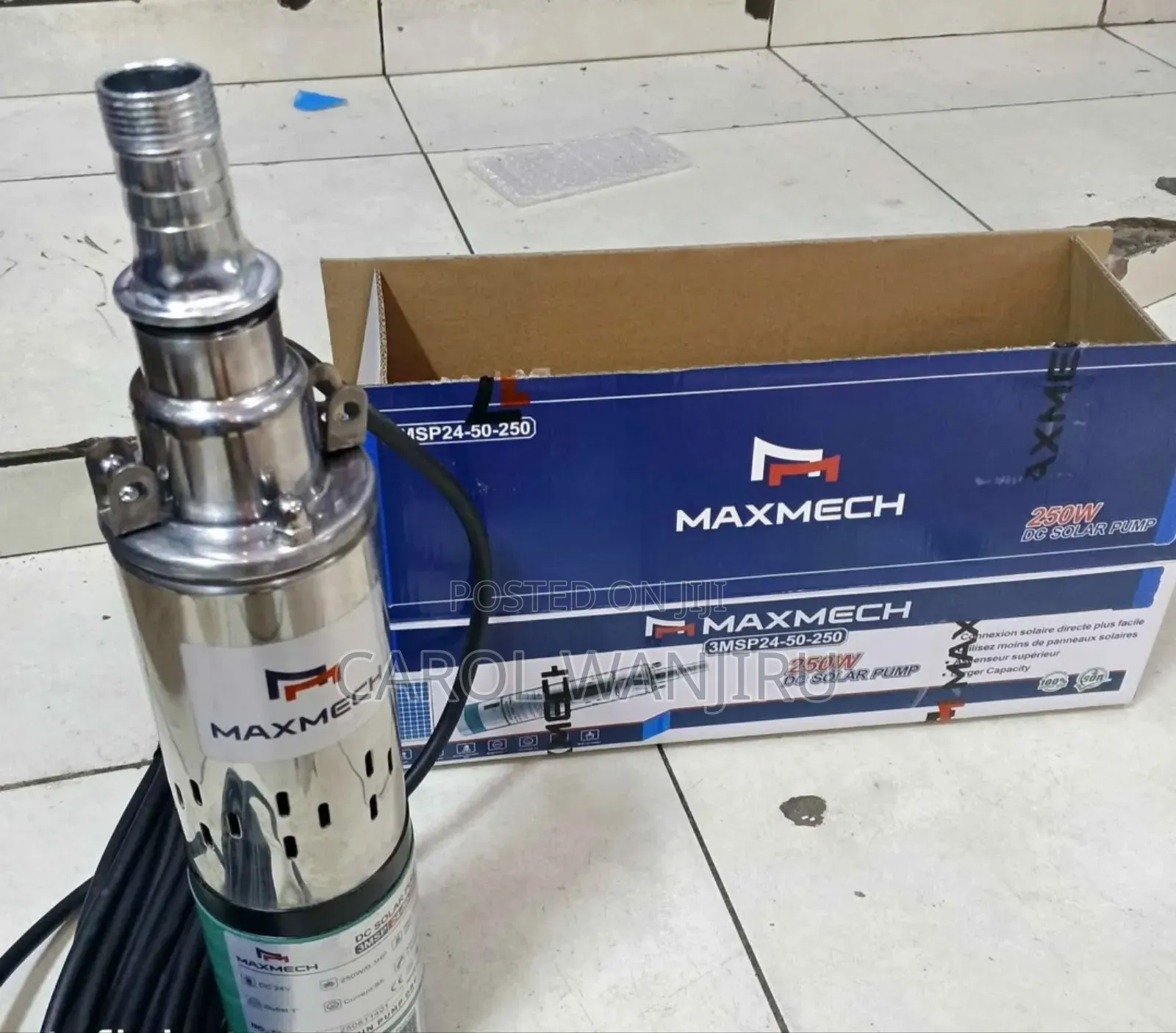 Max Mech Solar Water Pump 50m Head
