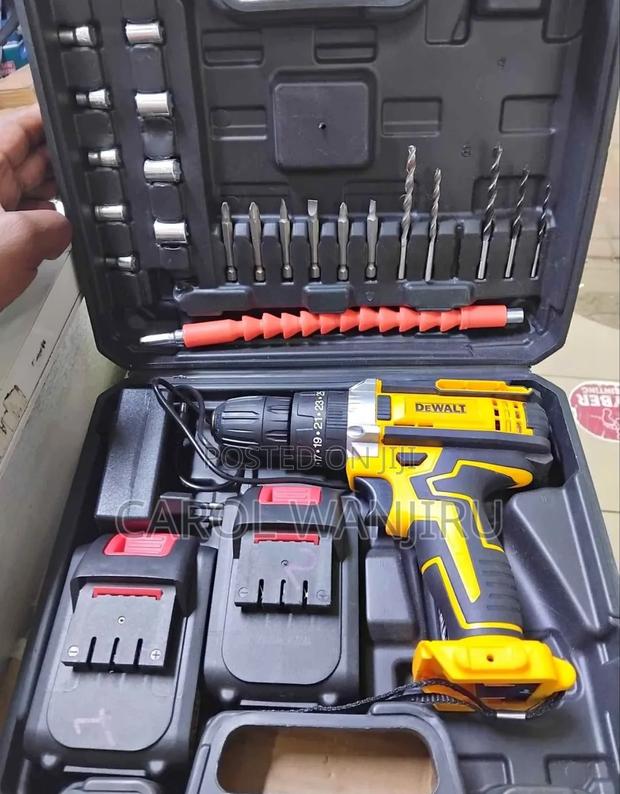 36v Cordless Dewalt Drill With Two Batteries