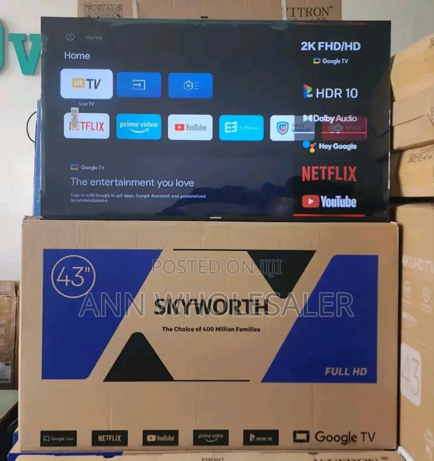 Skyworth 43 Inch Smart Android Google Tv 43e3500g



New 2025 Model