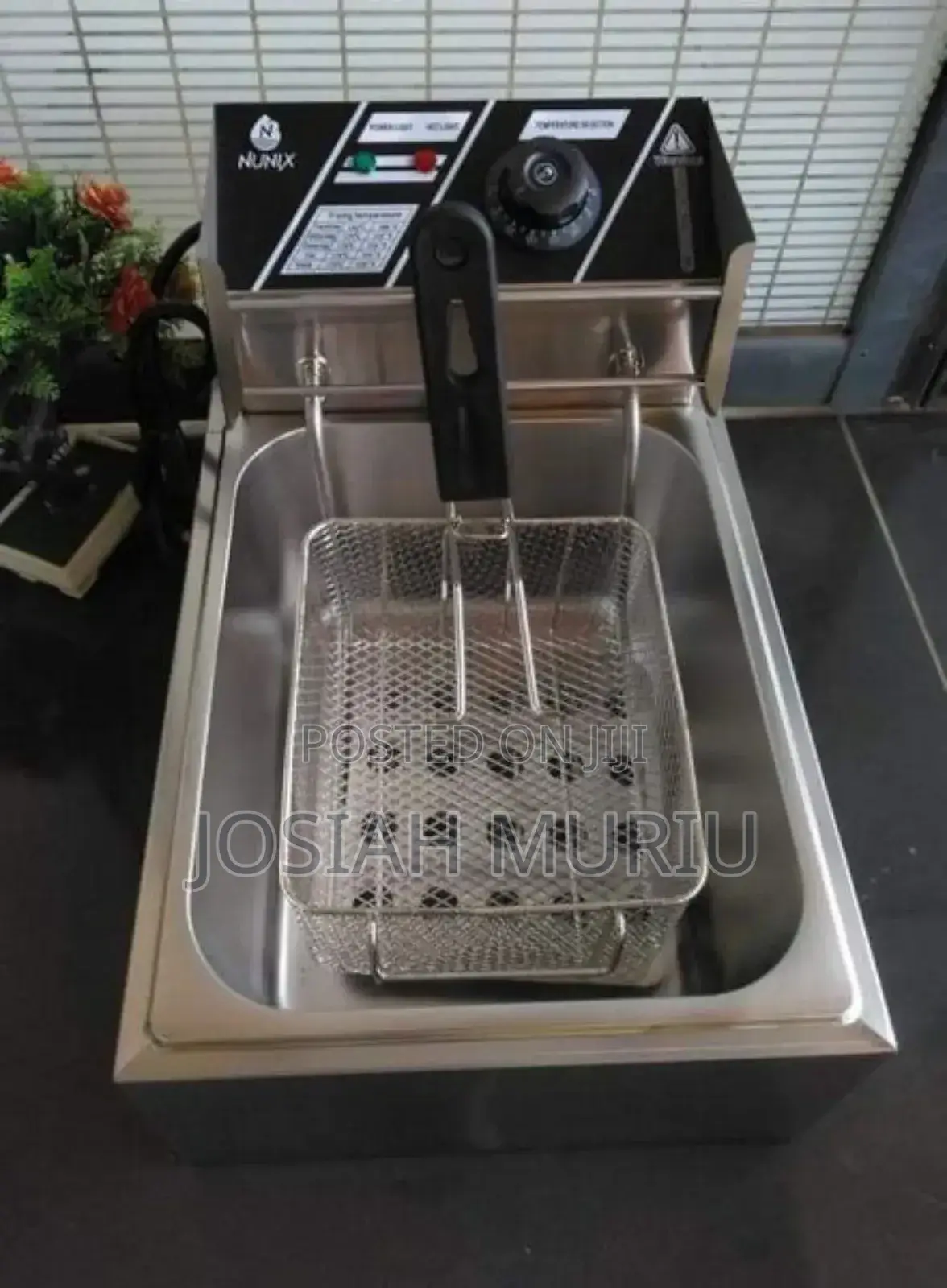 Nunix 6ltrs Electric Single Deep Fryer