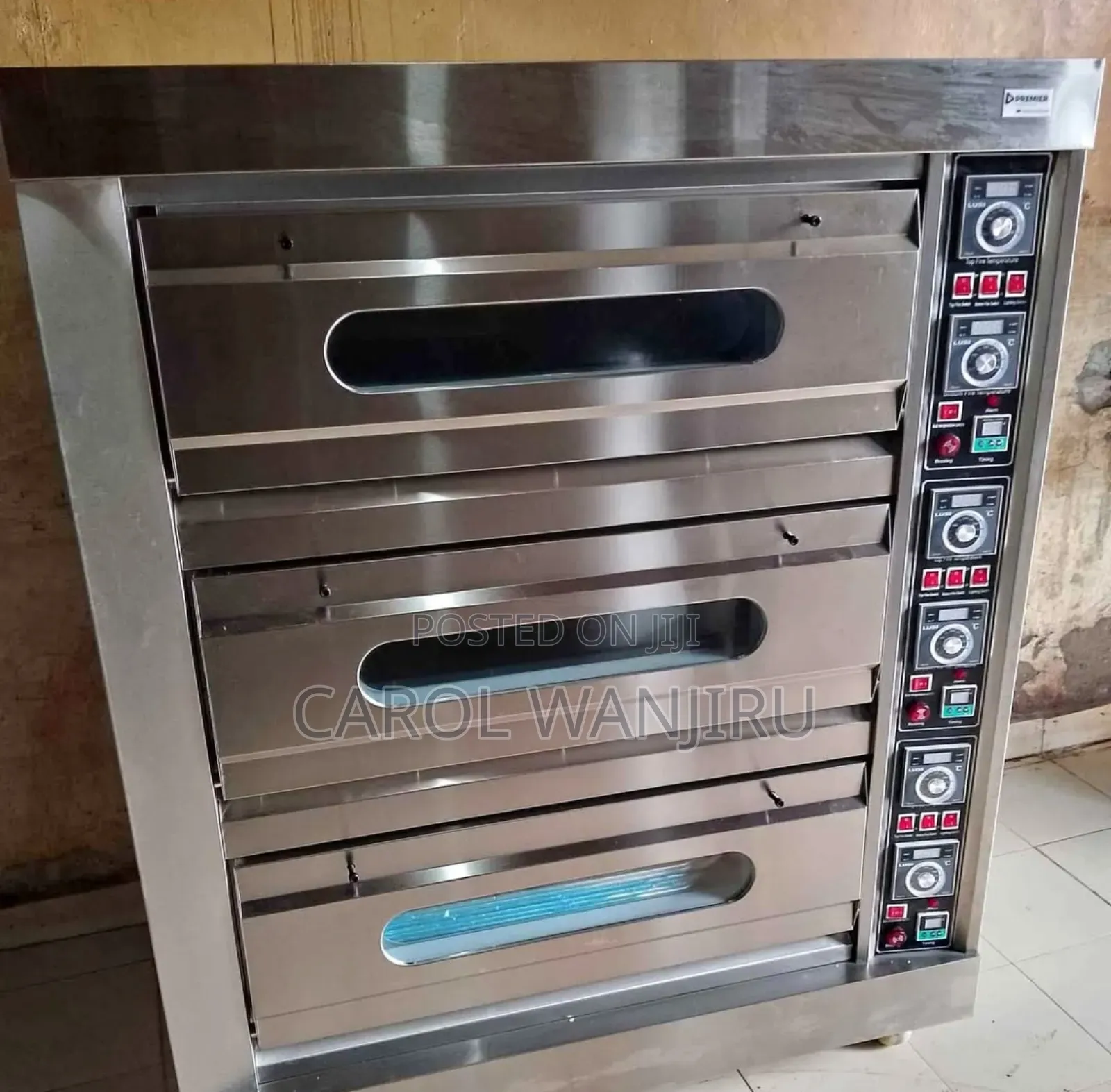 3 Dec 6 Tray Commercial Oven