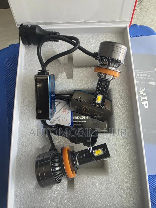 3-in-1 Led Headlight Bulb – White, Yellow, Warm White