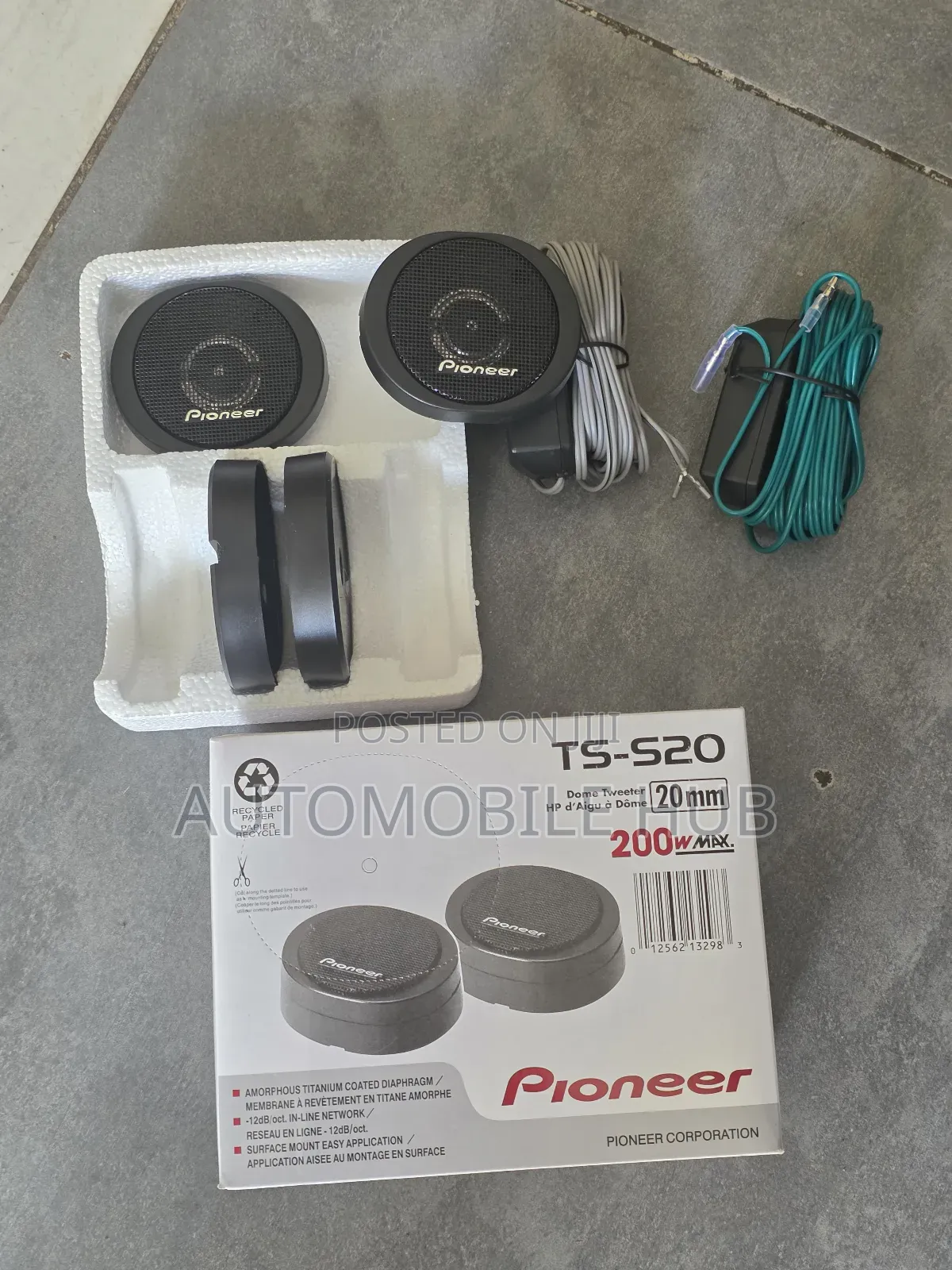 Pioneer Ts-S20 Super Tweeters | High-Quality Car Audio Upgrade