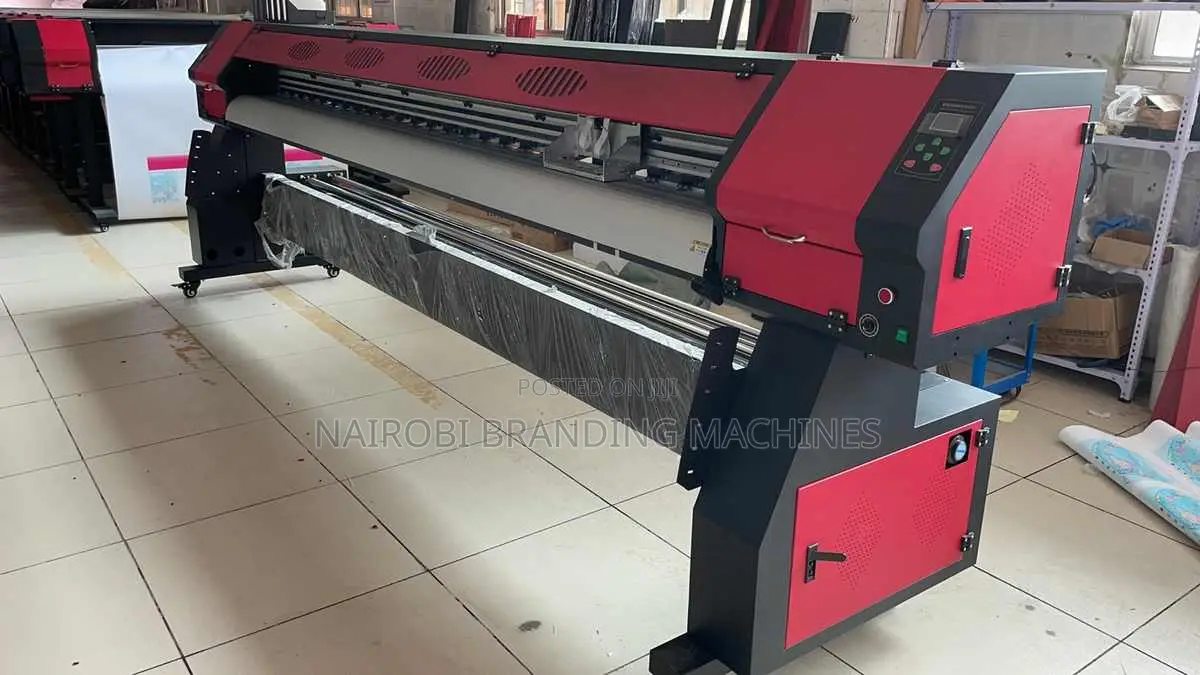 Brand New 3.2m Large Format Printer Eco Solvent 2pcs I3200 Printheads