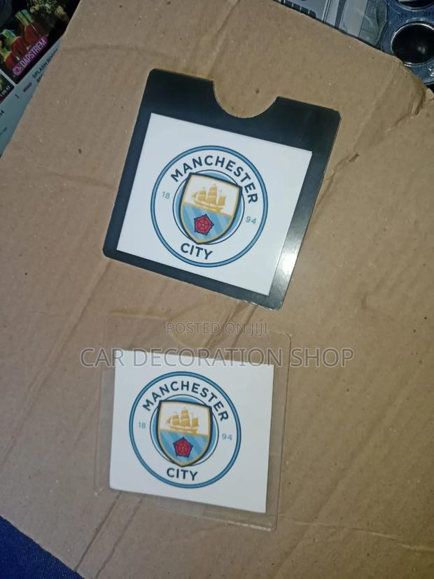Manchester City Branded Insurance Pocket in Black or Clear