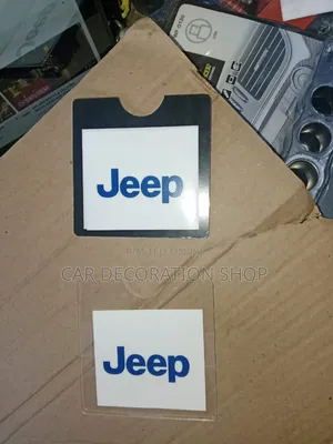 Black or Clear Jeep Branded Insurance Pocket