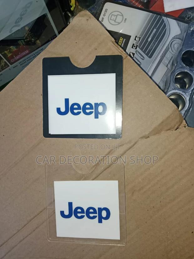Black or Clear Jeep Branded Insurance Pocket
