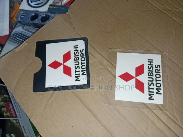 Black or Clear Mitsubishi Insurance Branded Pocket - main view