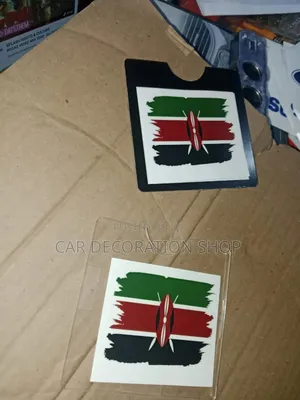 Black Or Clear Kenyan Flag Branded Insurance Pocket