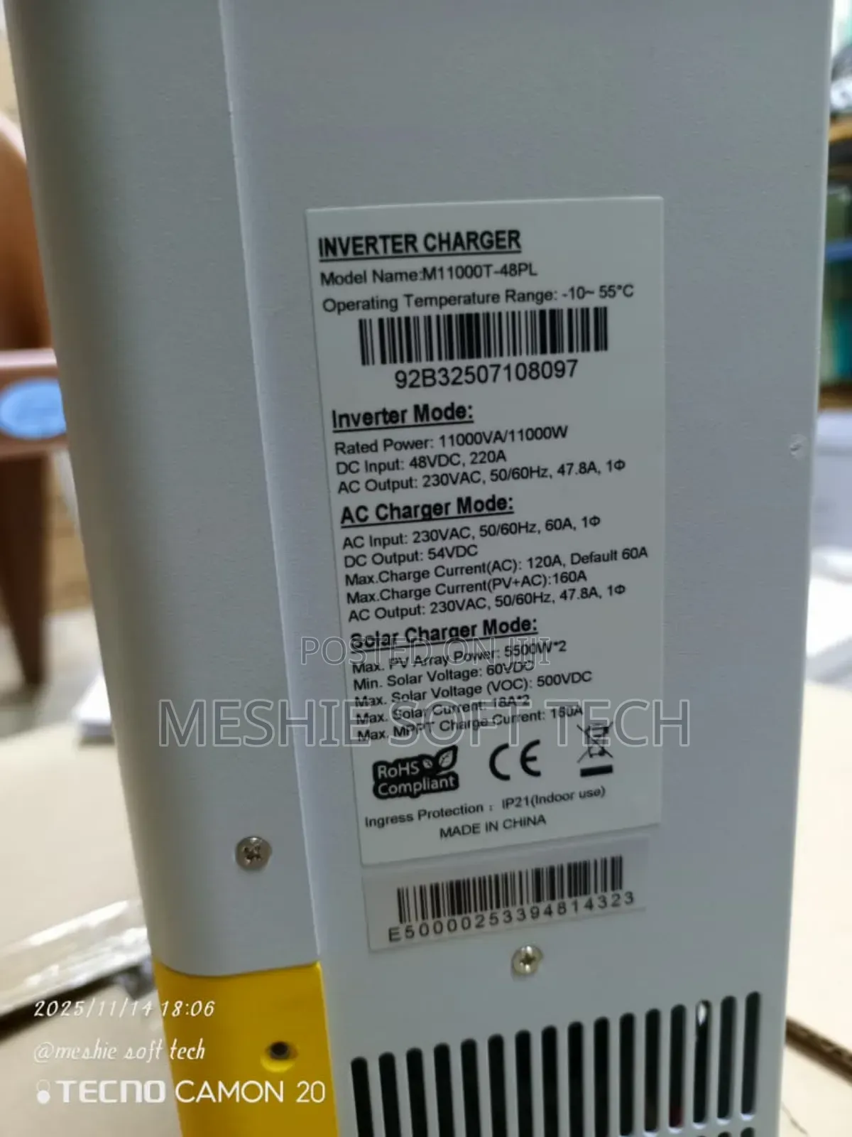 Hybrid Inverter 48v 10kva