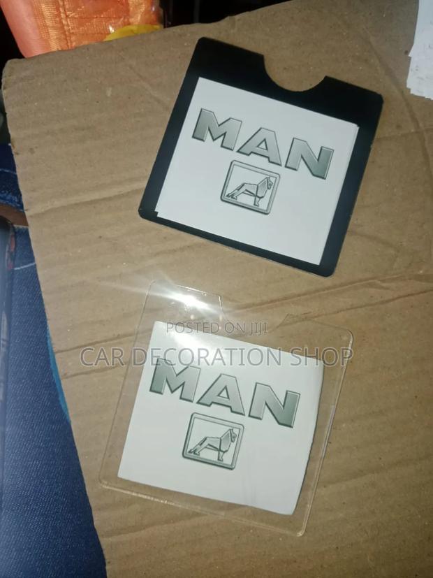 Black or Clear Man Branded Insurance Pocket Holder