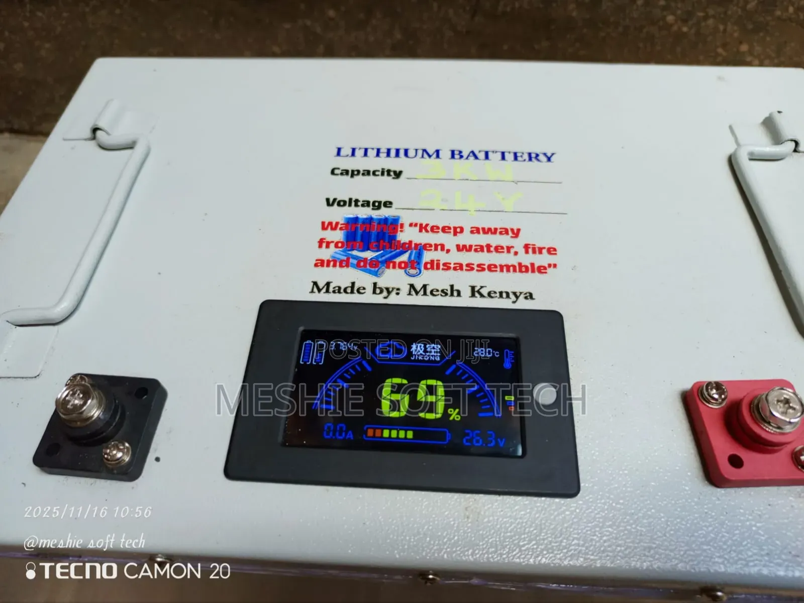 Lithium Batery 24v 3.885kwh