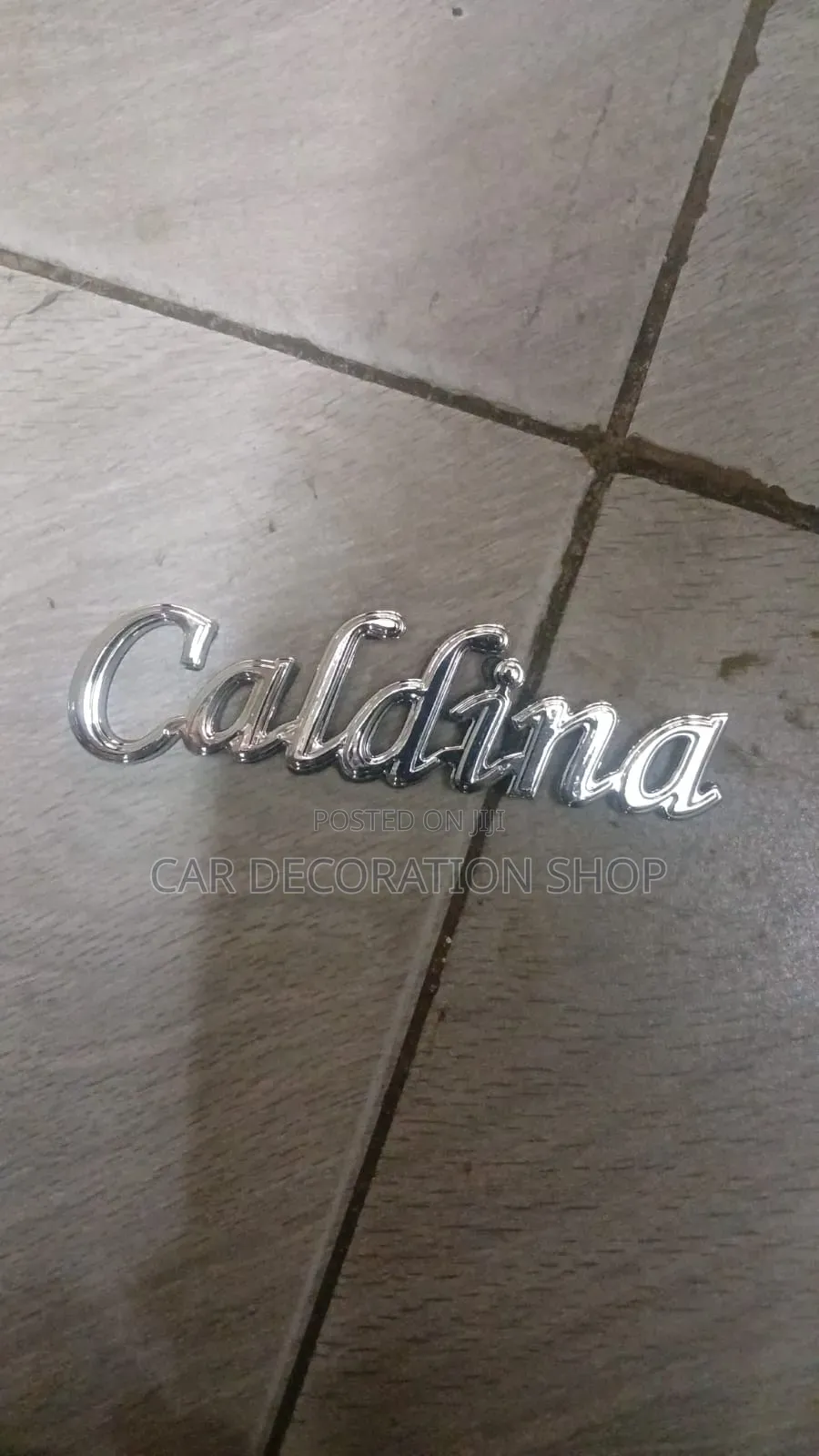Caldina Boot Replacement Badge