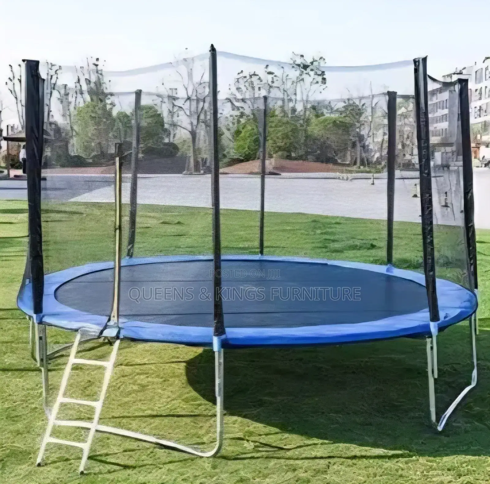 12ft Kids and Adults Heavy Duty Trampoline Strong Steel Frames Safety