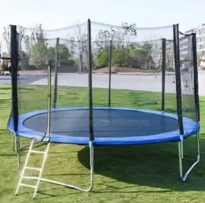 12ft Kids and Adults Heavy Duty Trampoline Strong Steel Frames Safety