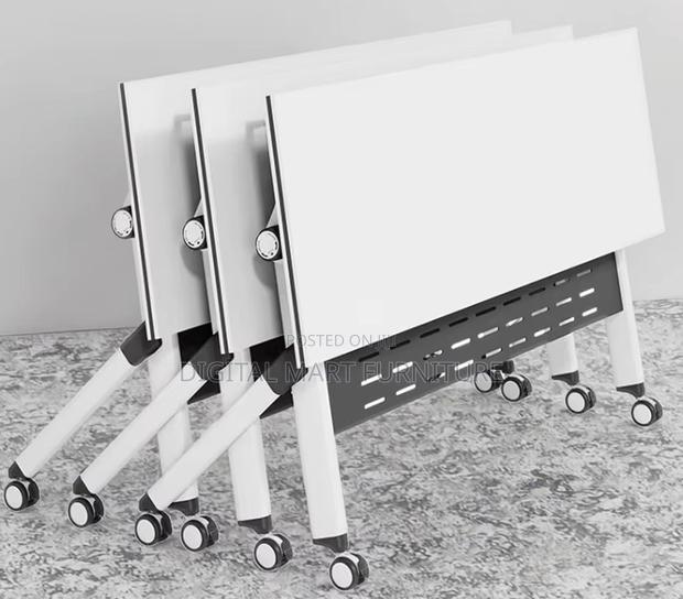 Modern White Folding Table With Legs