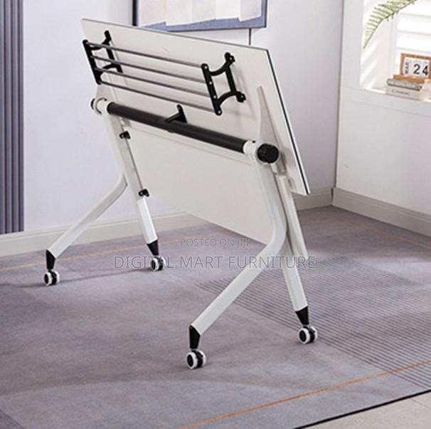 Modern White Folding Table With Legs - thumbnail 11