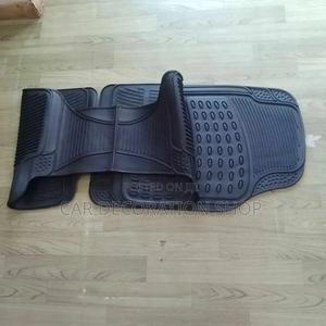 7 Seater Black Rear Rubber Mats Conjoined/Continuous Mats - thumbnail 2