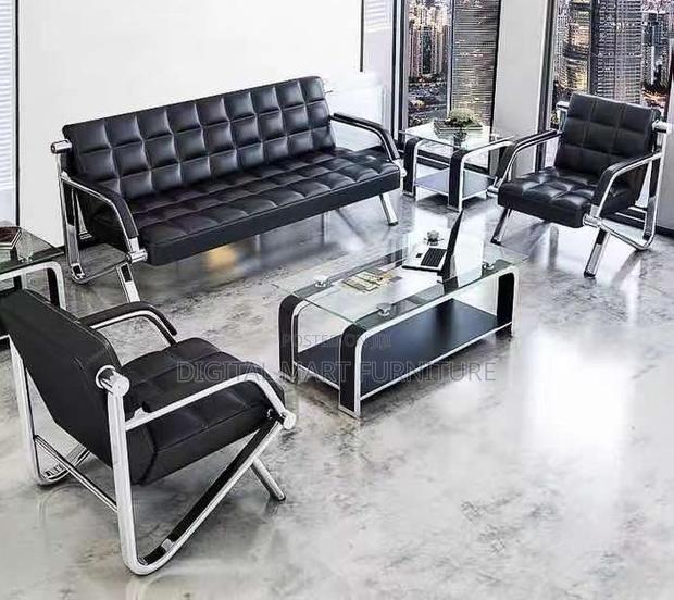 Designer Black Sofa for Five People - thumbnail 2