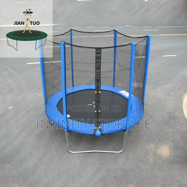 6feet Trampoline With Safety Net Spring Outdoor/Indoor Trampoline