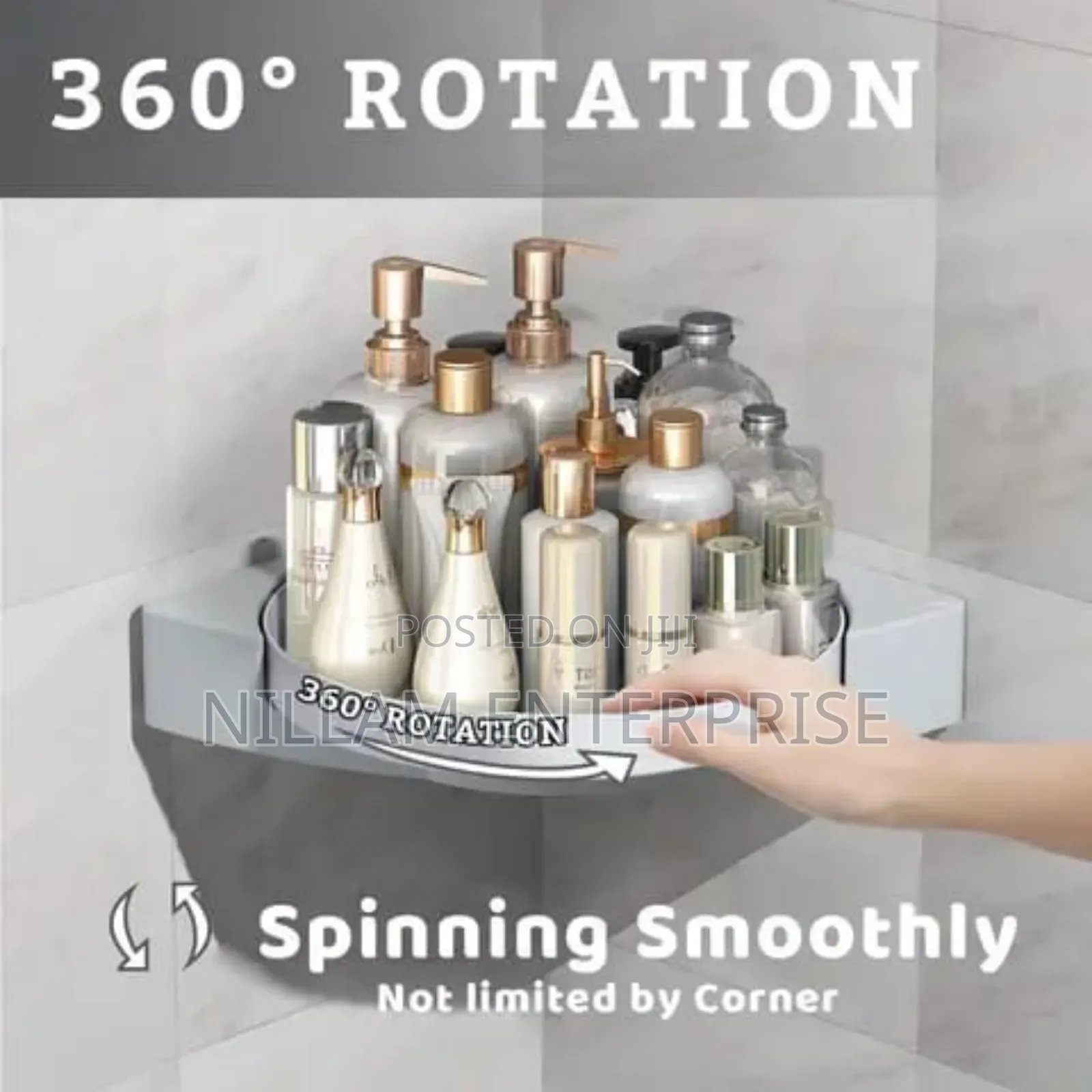 Lazy Susan 360°Rotaing Bathroom Organizer