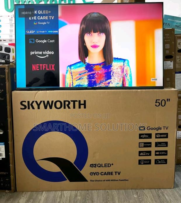 Skyworth 50 Inch Qled Google Tv New 2025 Availability: - main view