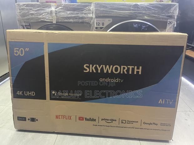 Skyworth 50inch Frameless Ultra Hd Smart Android Tv - thumbnail 2