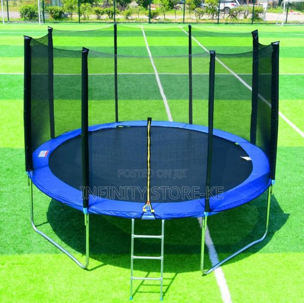 8feet Kids Trampoline Enclosed Jumping Trampoline