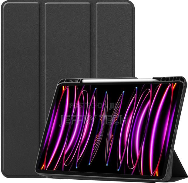 Case Designed for iPad Pro 2022 (12.9-Inch) Tri-Fold Book Case With Cu - main view