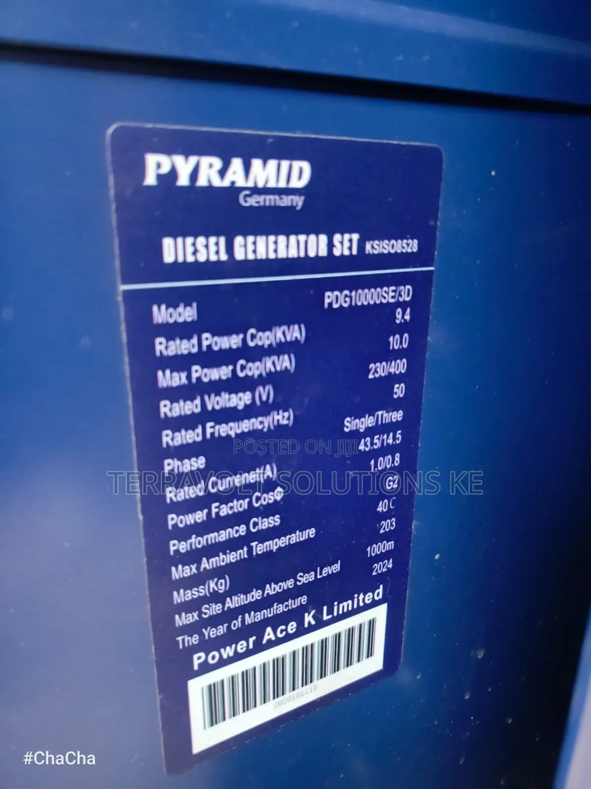 10kva Pyramid Germany Dual Phase Diesel Silent Generator With Ats