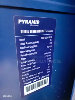 10kva Pyramid Germany Dual Phase Diesel Silent Generator With Ats