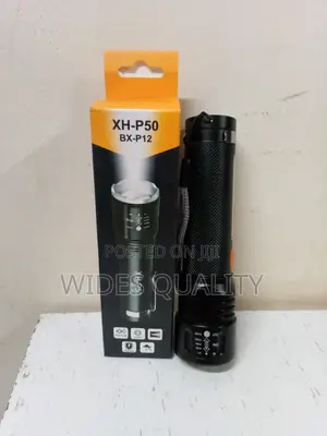 Rechargeable Torch. Powerful Zoomable Rechargeable Torch