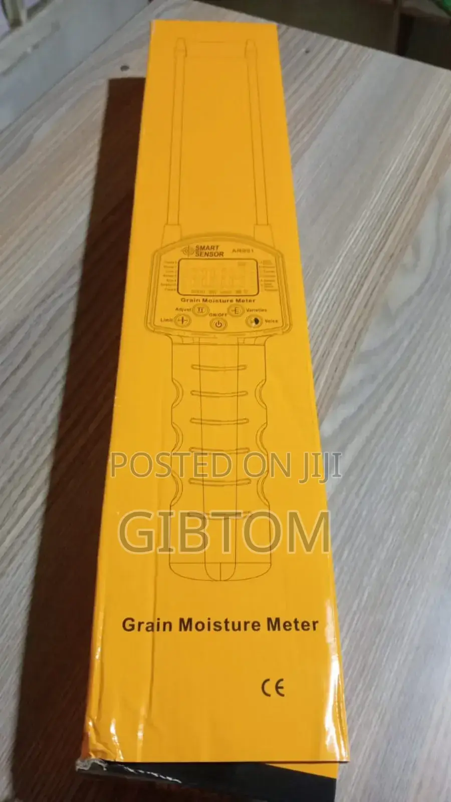 Moisture Meter. Hand Held Grains High Accuracy Moisture Detector.