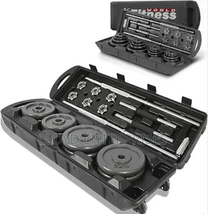 50kg Dumbell Set With Case