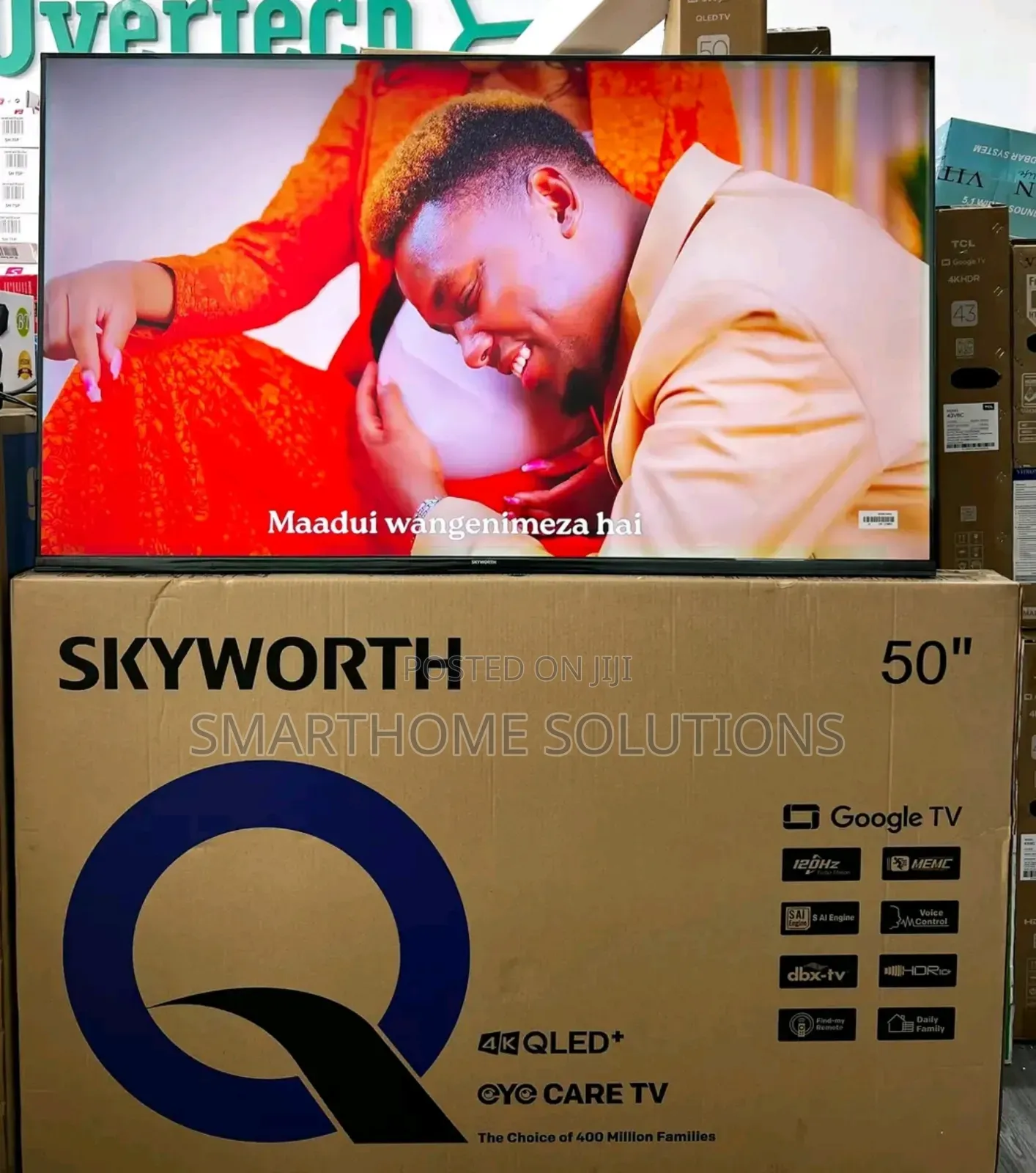 Skyworth 50” Qled Uhd Google Tv – Dolby Audio Hdr Support