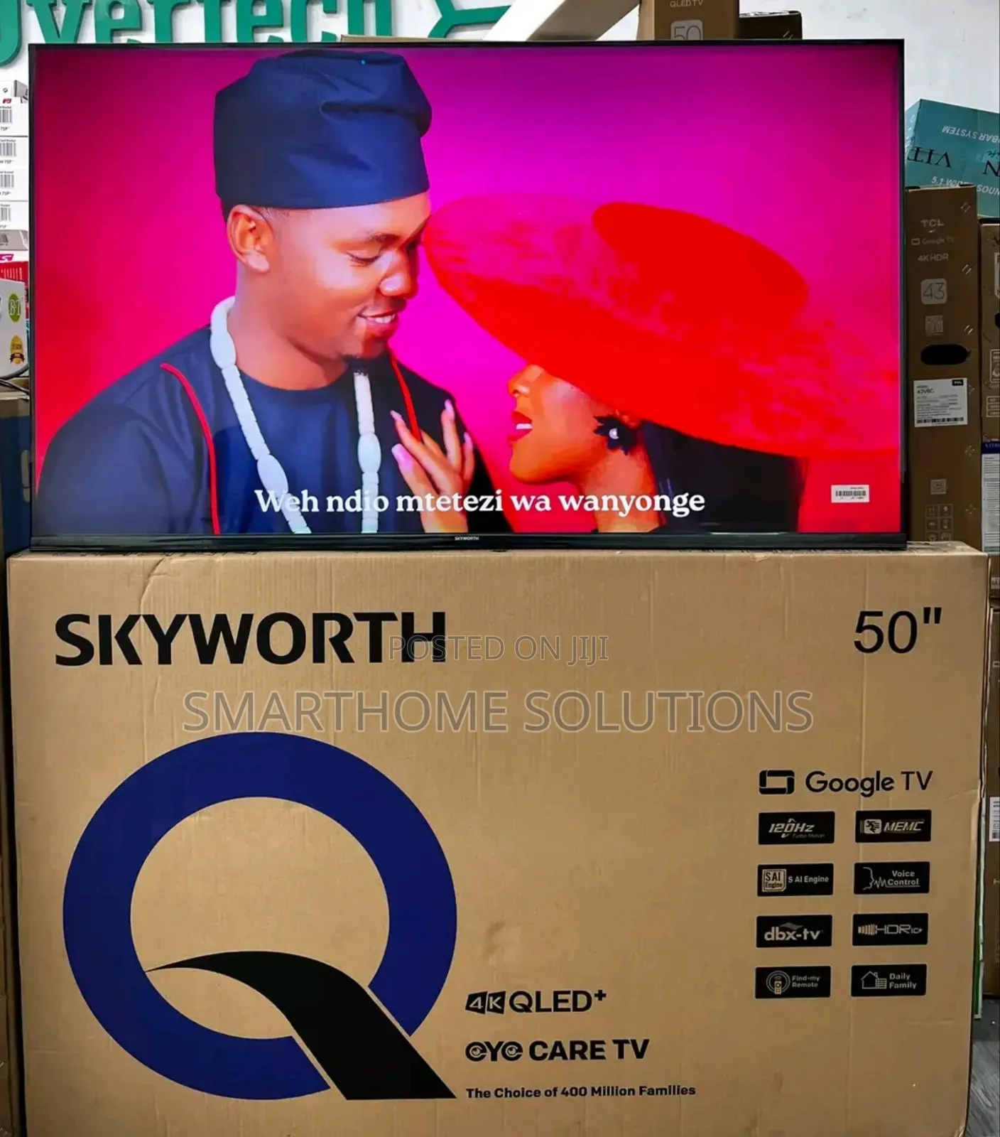 Skyworth 50" Qled Google Tv – Smart Entertainment Redefined