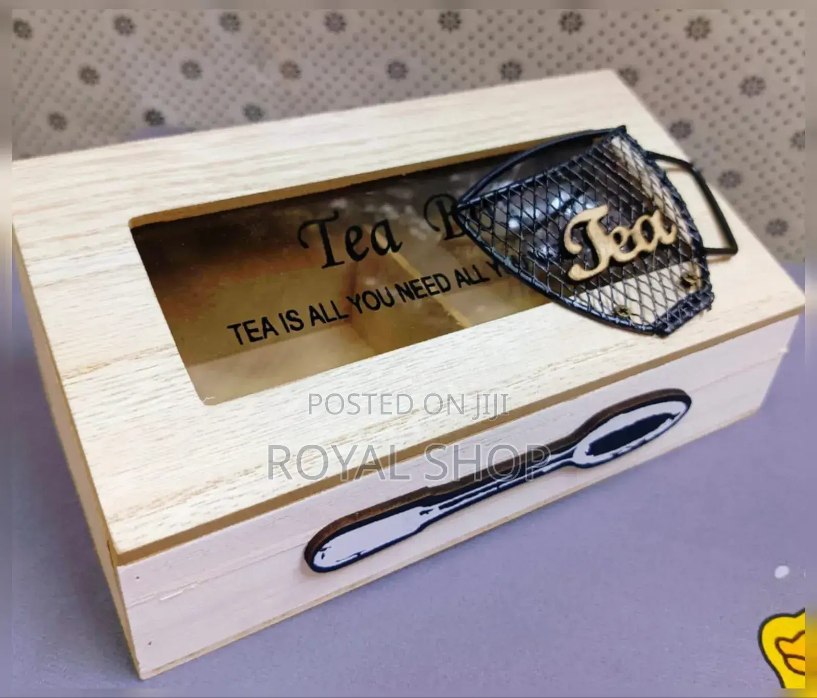 Compartment Wooden Coffee Organizer