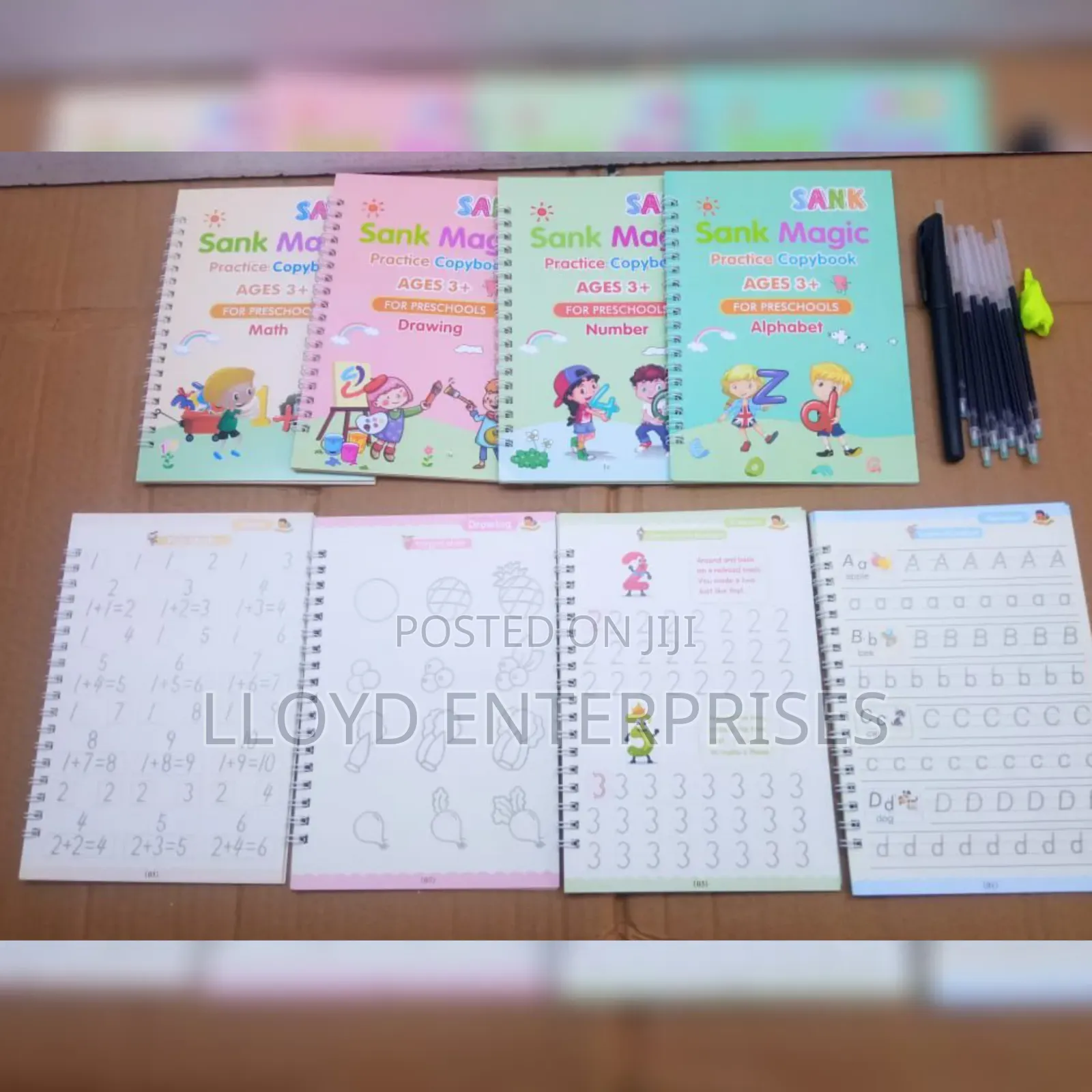 4pcs Set Sank Magic Book