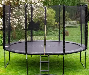 8ft Heavy Duty Trampoline For Kids And Adults With Safety Enclosure