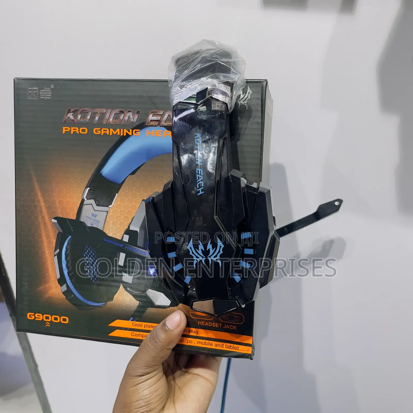 Kotion Each Pro Gaming Headsets With Lighting and Noise Cancellation
