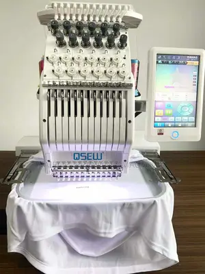 1 Head 9/12/15 Needles Computerized Embroidery Machine