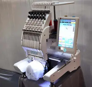 1 Head 9/12/15 Needles Computerized Embroidery Machine