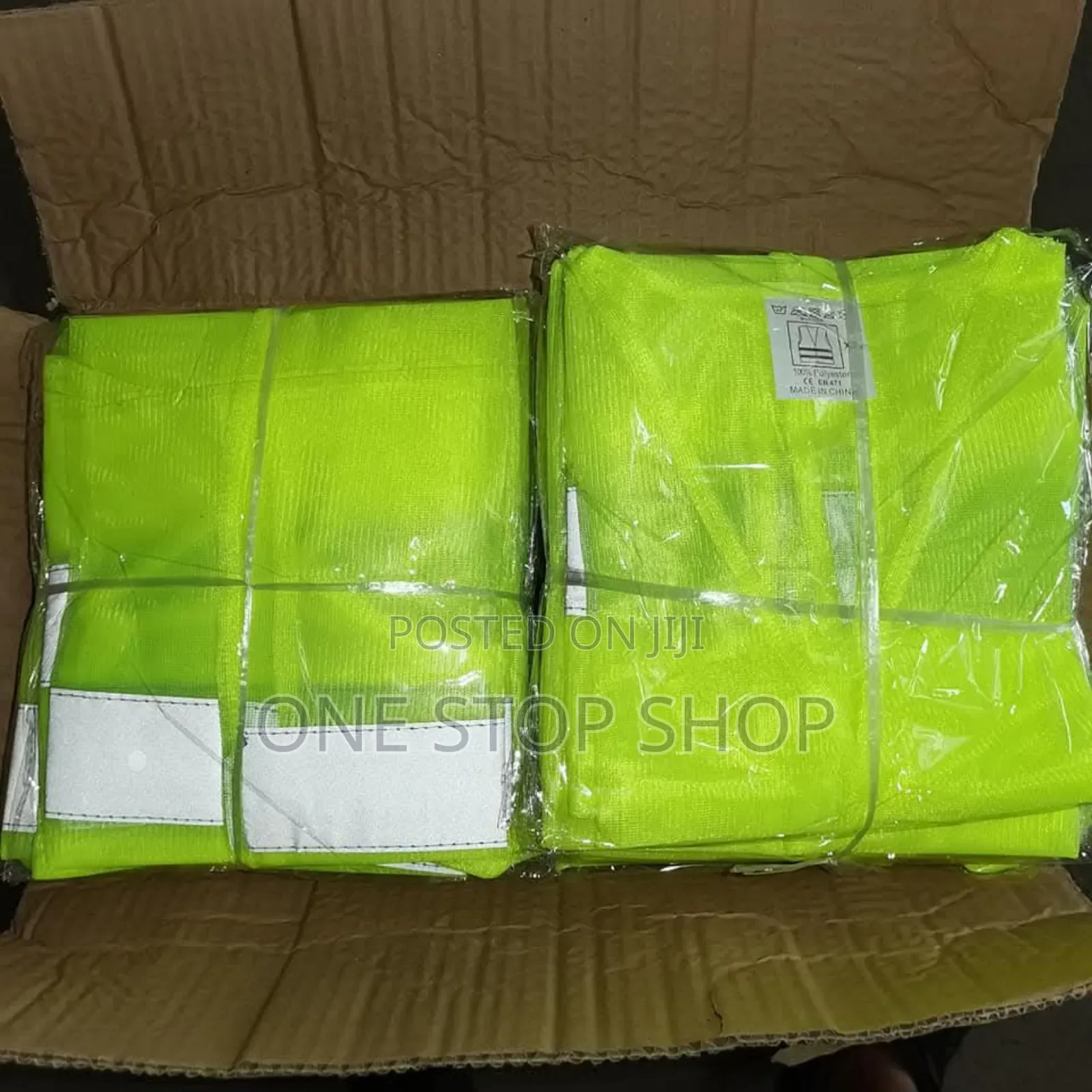 2pcs Luminous Green Warning Reflective Jackets