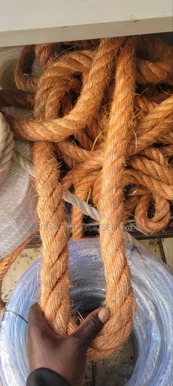 30mm Thick Natural Sisal Rope, 15mtrs Long