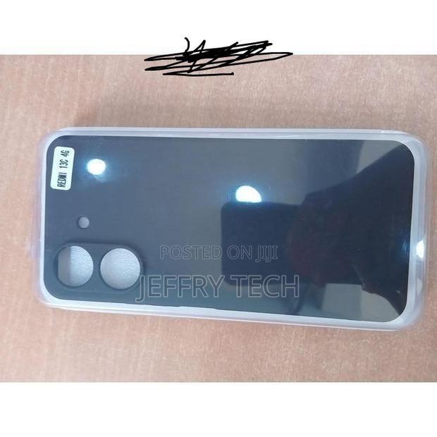 Redmi 13c Back Case Pouch Cover Silicone - Black - thumbnail 3